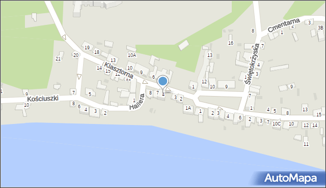 Czerwińsk nad Wisłą, Klasztorna, 4, mapa Czerwińsk nad Wisłą