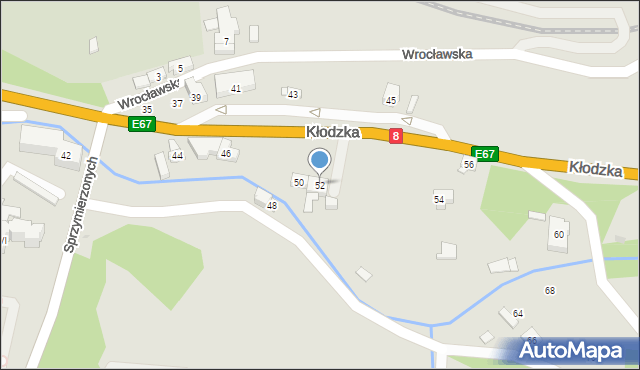 Duszniki-Zdrój, Kłodzka, 52, mapa Duszniki-Zdrój