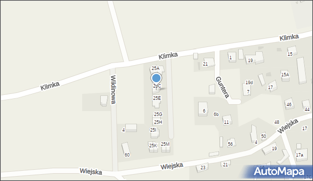 Gościcino, Klimka, 25D, mapa Gościcino