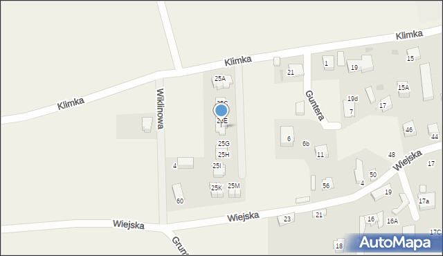 Gościcino, Klimka, 25F, mapa Gościcino