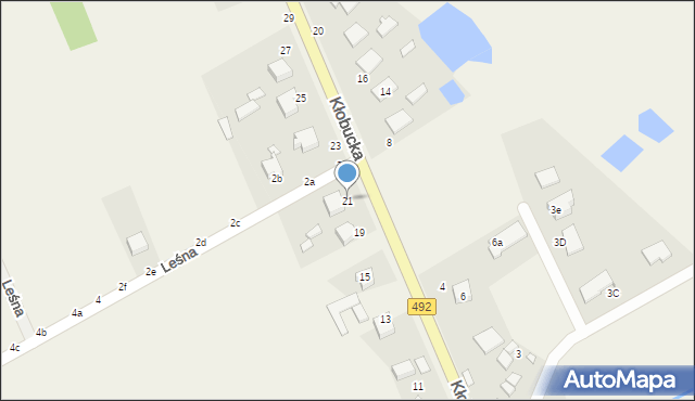 Grodzisko, Kłobucka, 21, mapa Grodzisko