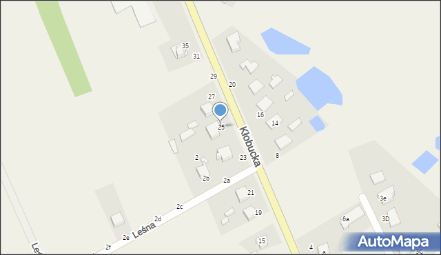 Grodzisko, Kłobucka, 25, mapa Grodzisko