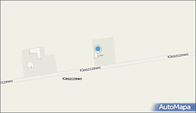 Gumieniec, Kleszczewo, 1, mapa Gumieniec