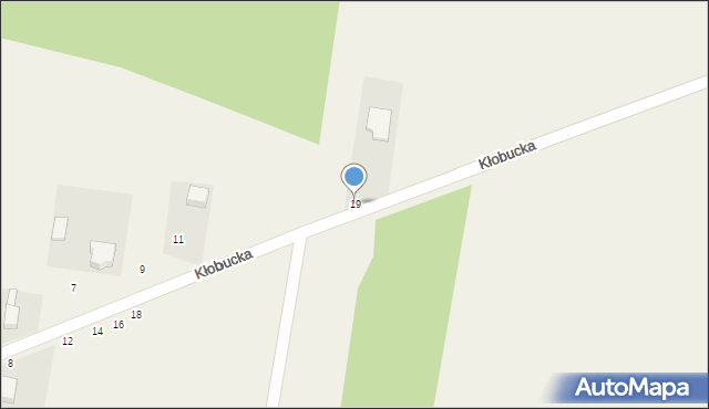 Hutka, Kłobucka, 19, mapa Hutka