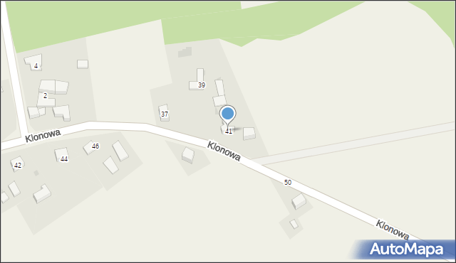 Januszkowice, Klonowa, 41, mapa Januszkowice