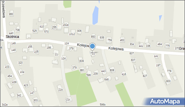 Kłaj, Kłaj, 721, mapa Kłaj