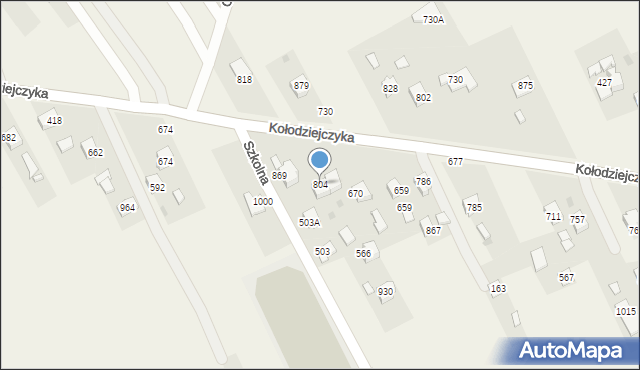 Kłaj, Kłaj, 804, mapa Kłaj