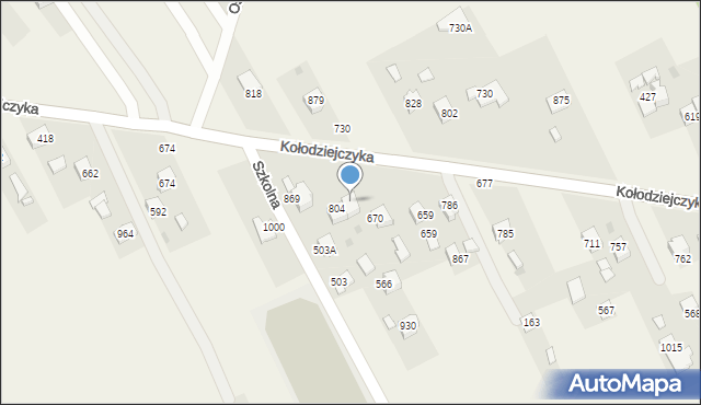 Kłaj, Kłaj, 806, mapa Kłaj