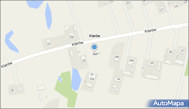 Klarów, Klarów, 24a, mapa Klarów