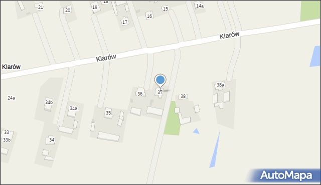 Klarów, Klarów, 37, mapa Klarów