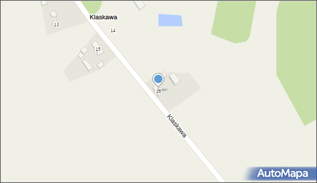 Klaskawa, Klaskawa, 16, mapa Klaskawa