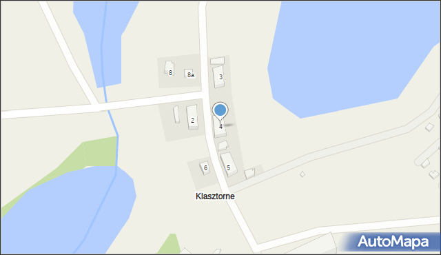 Klasztorek, Klasztorek, 4, mapa Klasztorek