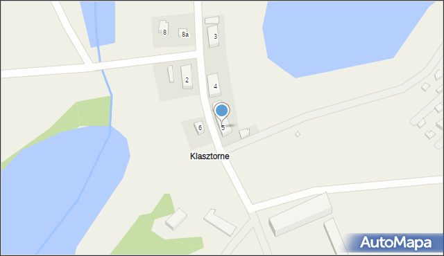 Klasztorek, Klasztorek, 5, mapa Klasztorek