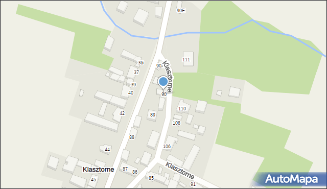 Klasztorne, Klasztorne, 90, mapa Klasztorne