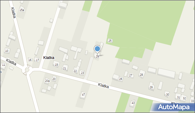 Klatka, Klatka, 24, mapa Klatka