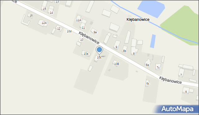 Kłębanowice, Kłębanowice, 10c, mapa Kłębanowice