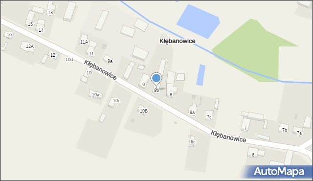 Kłębanowice, Kłębanowice, 8b, mapa Kłębanowice