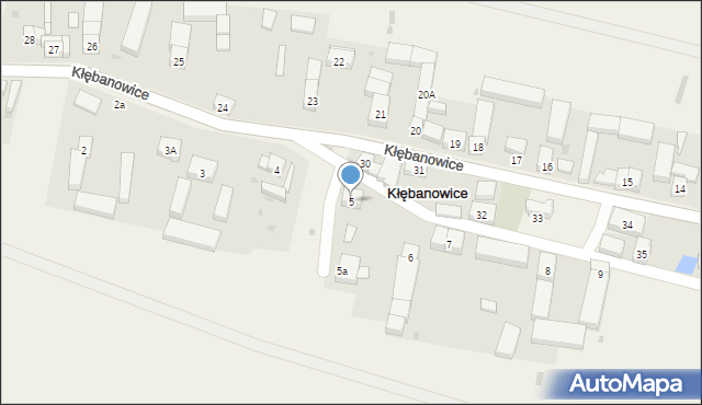 Kłębanowice, Kłębanowice, 5, mapa Kłębanowice