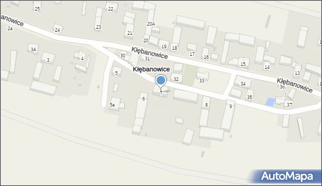 Kłębanowice, Kłębanowice, 7, mapa Kłębanowice