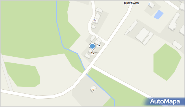 Klecewko, Klecewko, 2a, mapa Klecewko