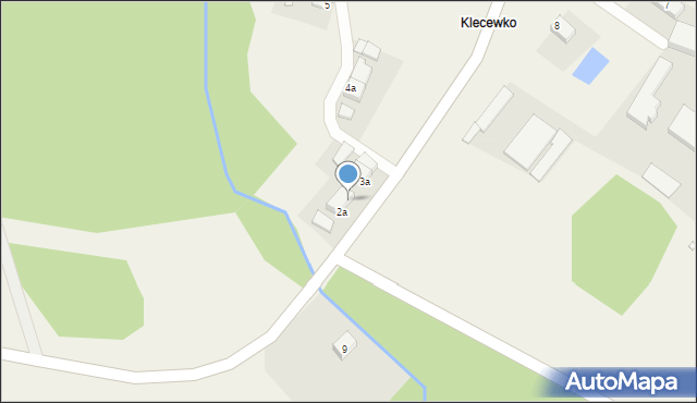 Klecewko, Klecewko, 2b, mapa Klecewko