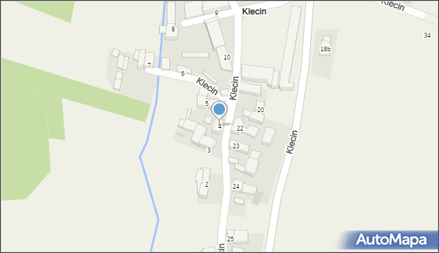 Klecin, Klecin, 4, mapa Klecin