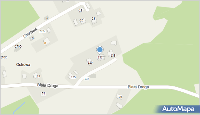 Klecza Dolna, Klecza Dolna, 242b, mapa Klecza Dolna