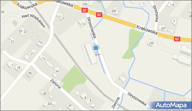 Klecza Dolna, Klecza Dolna, 75a, mapa Klecza Dolna