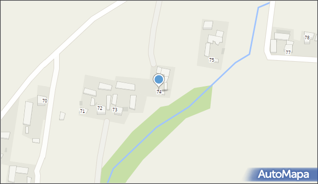 Kleczanów, Kleczanów, 74, mapa Kleczanów