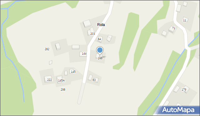 Klęczany, Klęczany, 248, mapa Klęczany