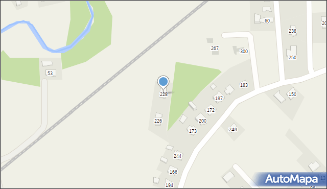 Klęczany, Klęczany, 228, mapa Klęczany