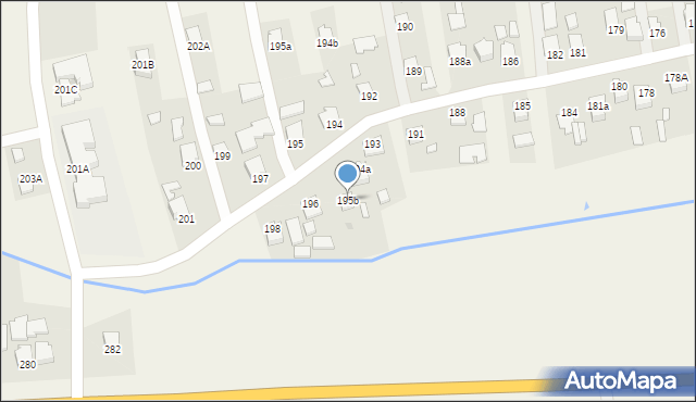 Klęczany, Klęczany, 195b, mapa Klęczany