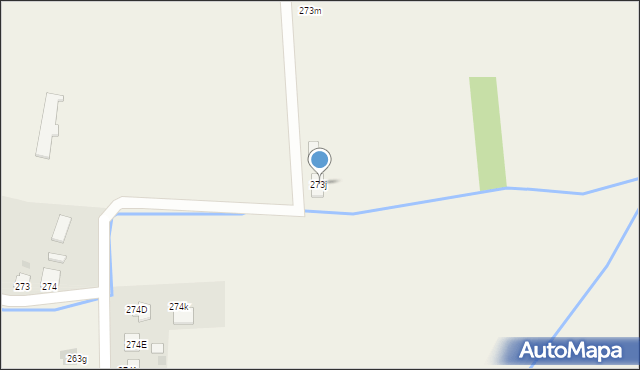 Klęczany, Klęczany, 273j, mapa Klęczany