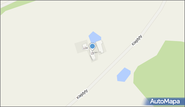 Klejdyty, Klejdyty, 13, mapa Klejdyty