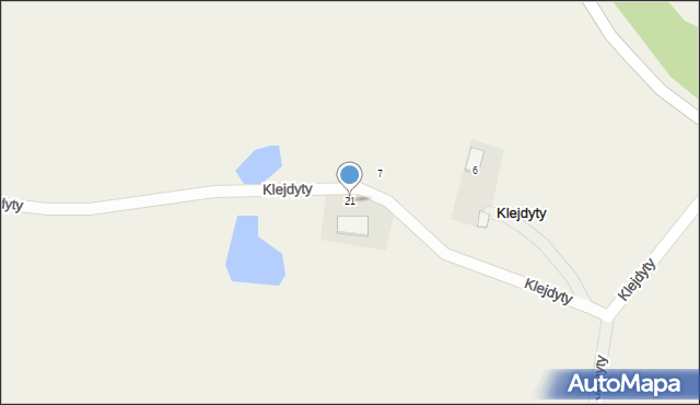 Klejdyty, Klejdyty, 21, mapa Klejdyty