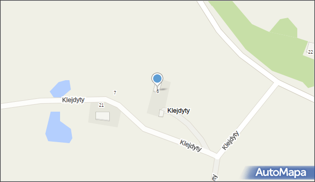 Klejdyty, Klejdyty, 6, mapa Klejdyty