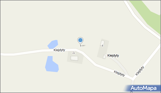 Klejdyty, Klejdyty, 7, mapa Klejdyty