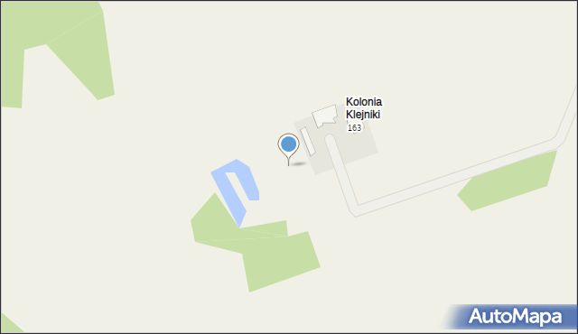 Klejniki, Klejniki, 163, mapa Klejniki