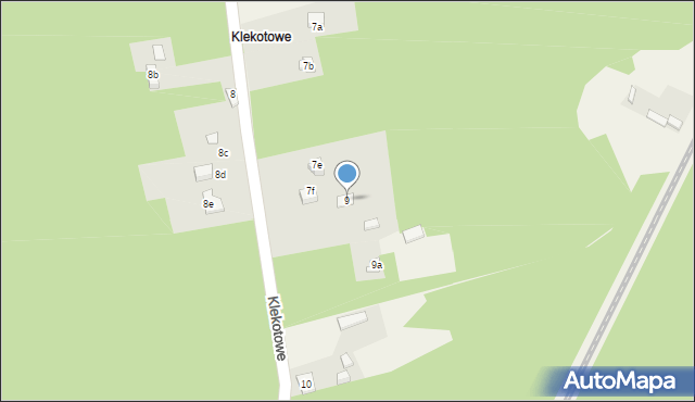 Klekotowe, Klekotowe, 9, mapa Klekotowe