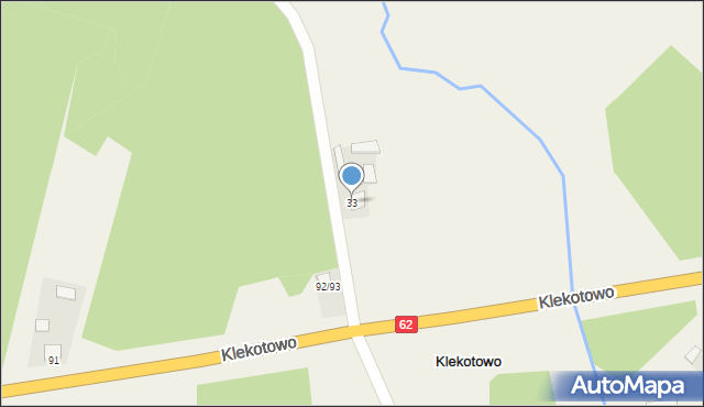 Klekotowo, Klekotowo, 33, mapa Klekotowo