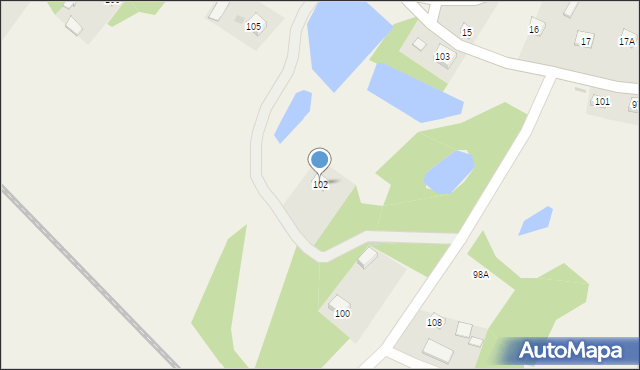 Klementowice, Klementowice, 102, mapa Klementowice