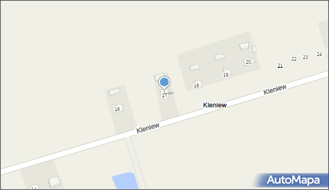 Kleniew, Kleniew, 17, mapa Kleniew
