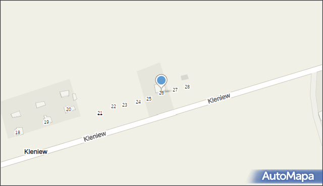 Kleniew, Kleniew, 26, mapa Kleniew