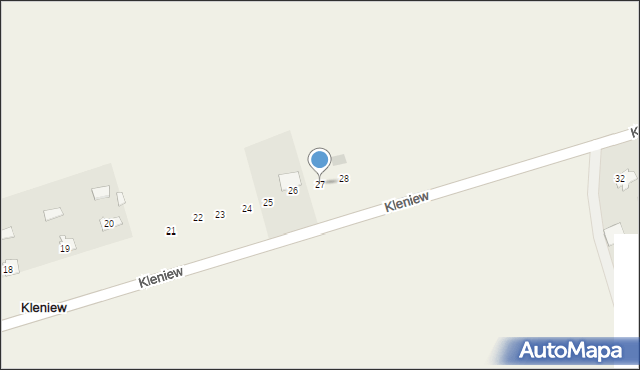 Kleniew, Kleniew, 27, mapa Kleniew
