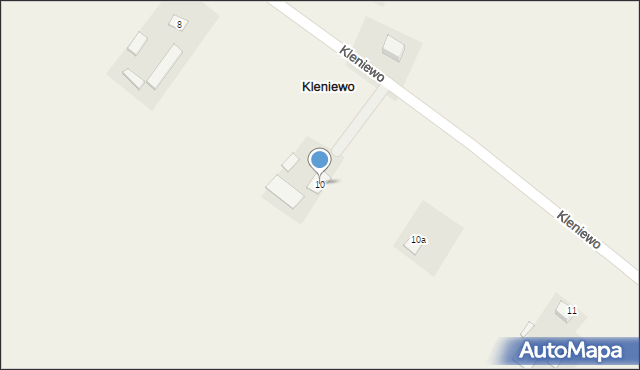 Kleniewo, Kleniewo, 10, mapa Kleniewo