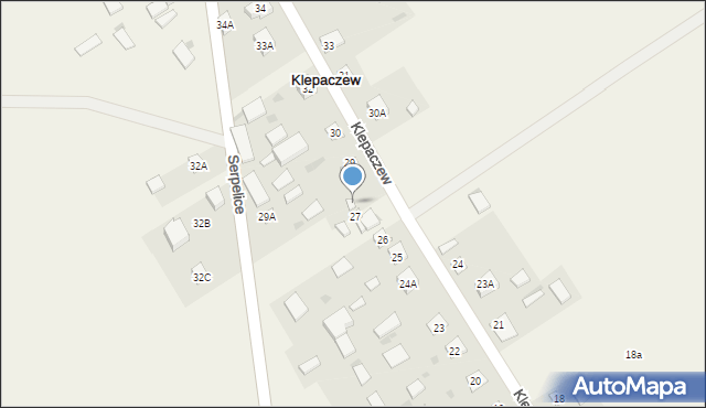 Klepaczew, Klepaczew, 28, mapa Klepaczew