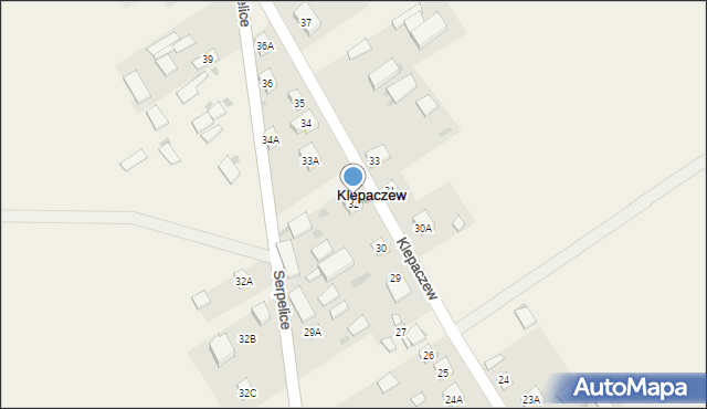 Klepaczew, Klepaczew, 32, mapa Klepaczew