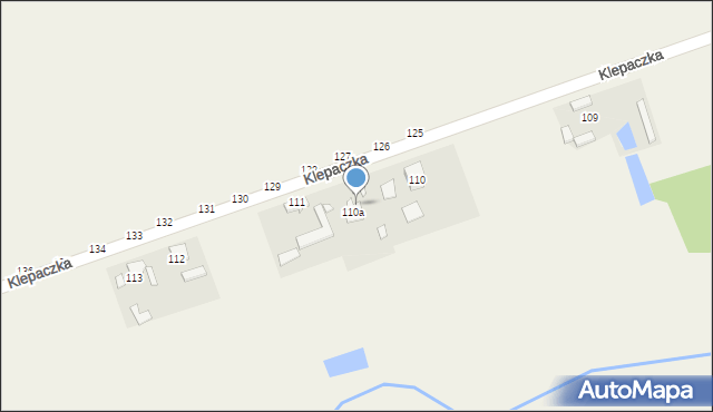 Klepaczka, Klepaczka, 110b, mapa Klepaczka