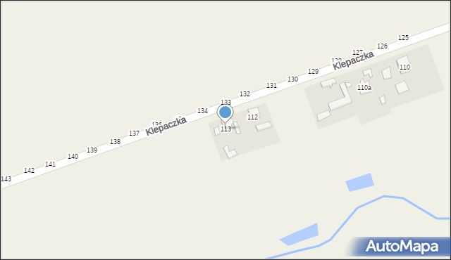 Klepaczka, Klepaczka, 113, mapa Klepaczka