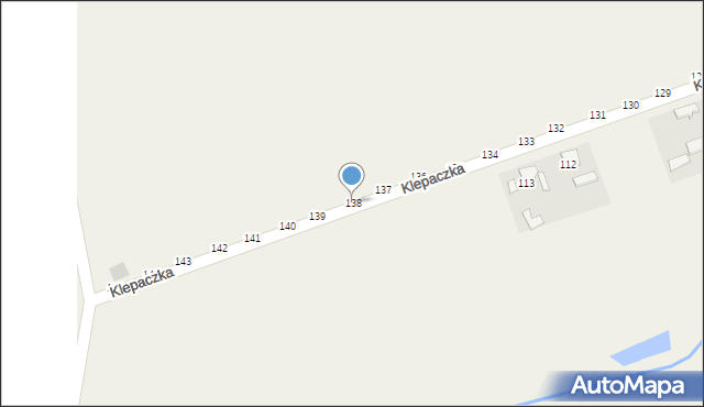 Klepaczka, Klepaczka, 138, mapa Klepaczka